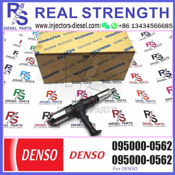 6218-11-3101 6218113101 Common Rail Fuel Injector 095000-0562 0950000562 For PC600-8 PC600-7 PC600-6 6D140E 6D140 Engine