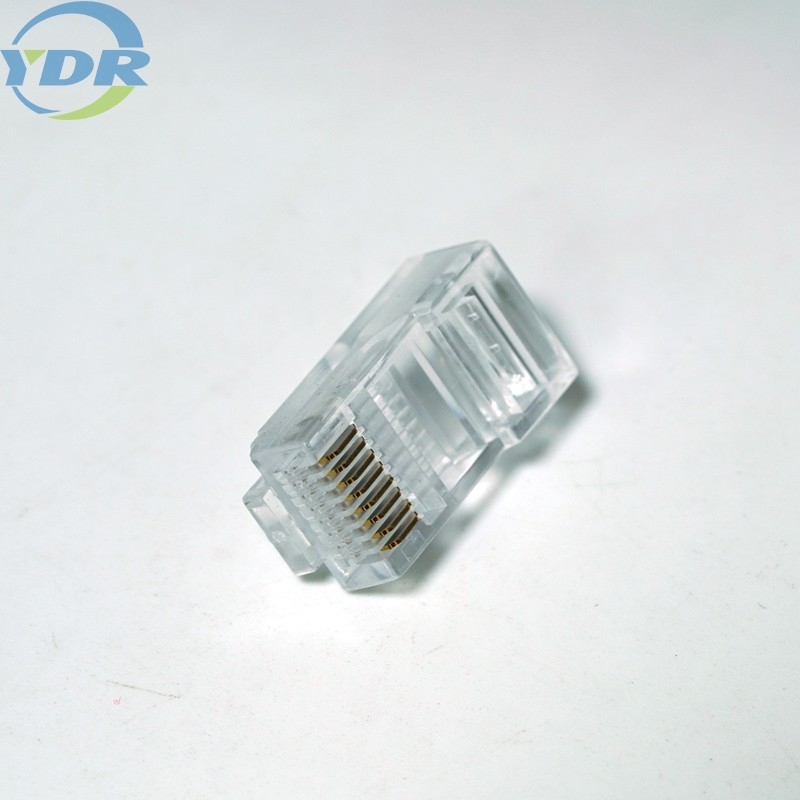 CAT5 CAT5e CAT6 CAT6E Utp Cable Rj45 Connector 8Pin Transparent Head