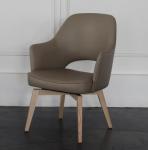 Modern wholesale beech wood pu upholstery dining chairs, arm chair,side chair