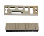 Ecofoam Electrically Conductive Foam Customized Die Cutting EMI Shielding Foam