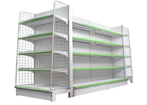 China Metal Supermarket Gondola Shelving , Heavy Duty Commercial Display Racks wholesale