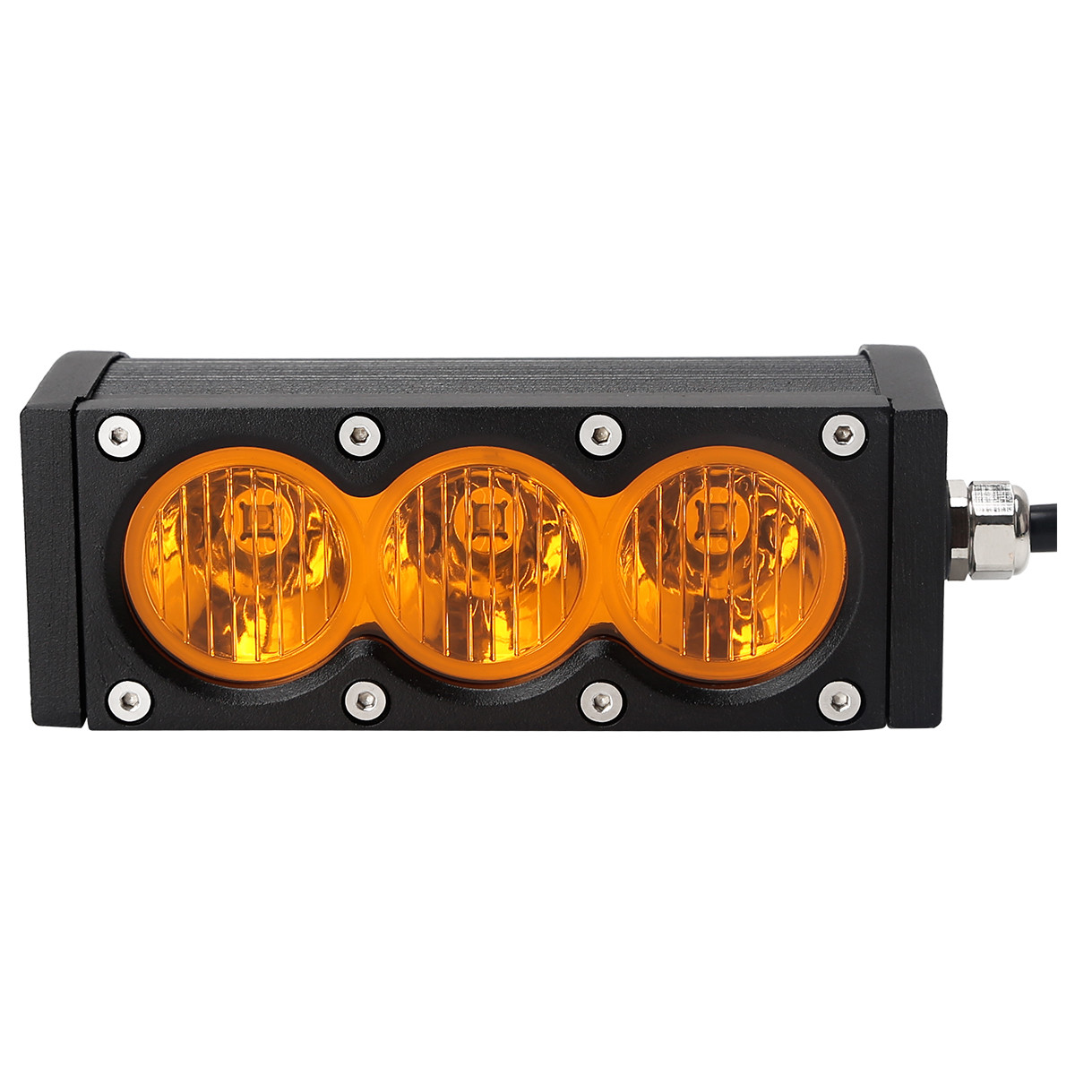 H Style 30W Yellow Color 3pcs 10W CREE LED LIGHT BAR 6000K 10-30V Combo Beam,Flood Beam, Spot beam