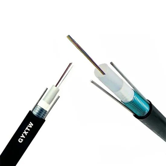 2-24 Core G652D GYXTW Un I- Tube Armoured Outdoor Fiber Optic Cable / Communication SM Optical Fiber