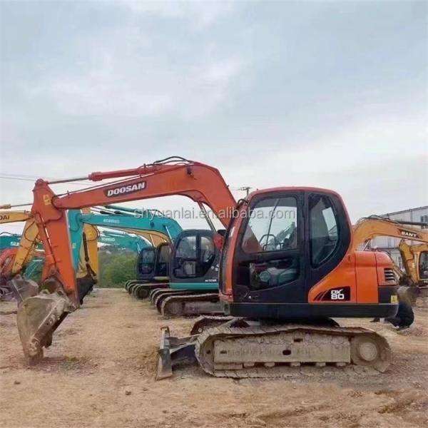 DOOSAN DH150W-7 Excavator For Crushing Used Hand Excavators 7.9 Tons