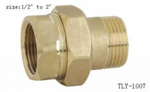 TLY-1007 1/2-2 Female water meter  connec pipe fitting NPT copper fittng water oil gas connection matel plumping joint