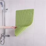Light Green PVC Anti-Slip Function Washable Bathtub Bathroom Carpets