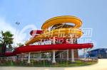 Industrial Fiberglass Water Slides Theme Park Equipment , Customized Flatform