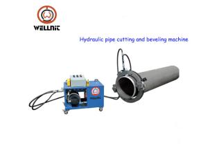 China High Efficiency Hydraulic Pipe Cutting And Beveling Machine Stable Clamping wholesale