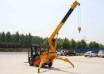 Heavy Duty Mini Spider Crawler Crane Telescopic 8T