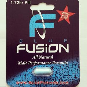 China Blue Fusion Bliser Card Packaging for Male Tablets , Aqueous Coating wholesale