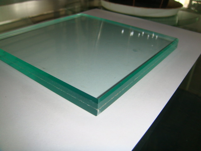 Extra Clear Tempered Over Laminated Glass 6.38mm With Colorless Colored PVB Film