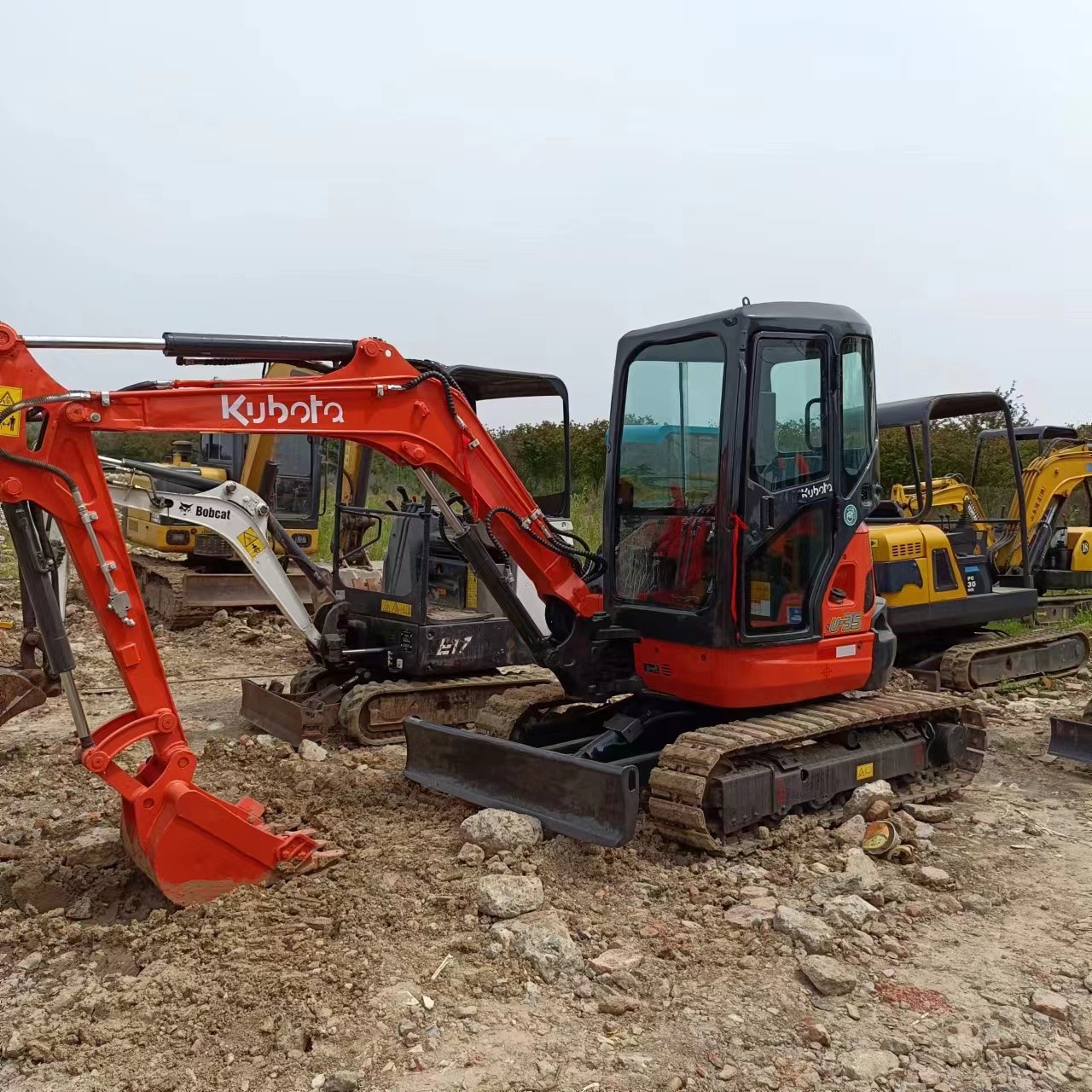 Original Used 3 Ton Excavator Kubota U35 Digger Second Hand Kubota 35 55