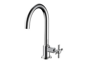 China Luxury Kitchen Modern Kitchen Taps , Chrome Kitchen Sink Taps T8103 wholesale
