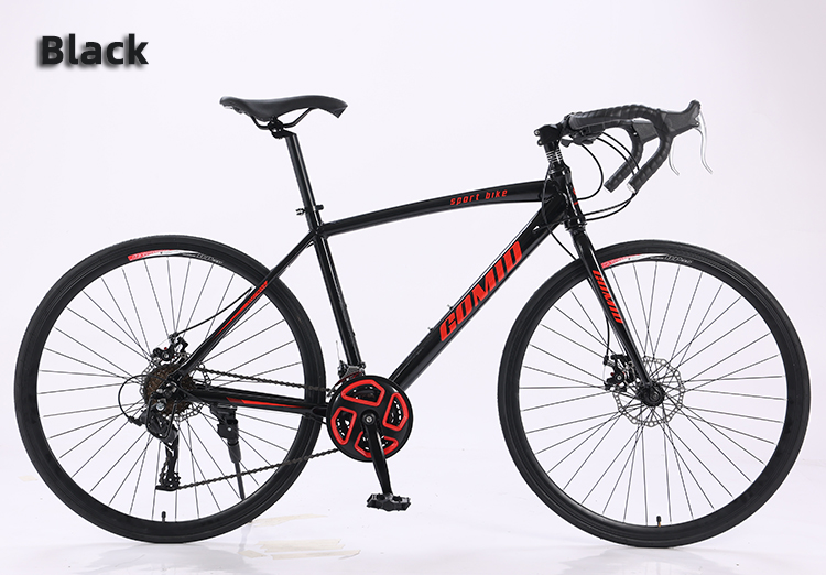 Aluminum Alloy Frame 700C Road Bike B2B Customization Racing City Bike with Carton Size 135*19*72cm