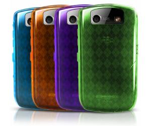 China Red Aluminum Silicone Case for Blackberry Curve 8520 wholesale