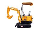 0.02m3 Mini Crawler Excavator For Garden Farmland Small Project Yellow