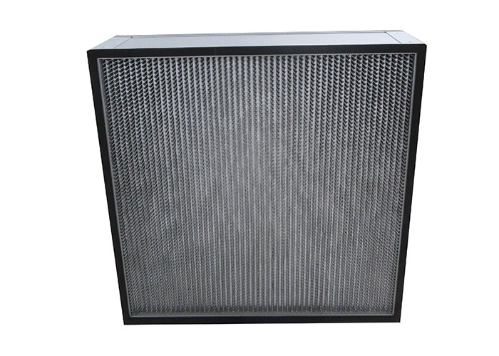 Medium Efficiency 0.5um Deep Pleat Air Filter 610*610*292 Flange Type
