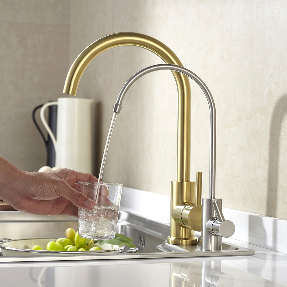 Stainless Steel 304/316 Water Faucet Lead-Free Faucet Water Filtration System Purifier Filter Drinking Water Faucet