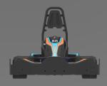 Kids Racing Electrical Go Kart Indoor 70km/H Alloy Steel Frame 48Nm