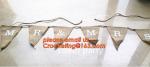 3M Vintage wedding birthday party decoration Chic burlap linen lace jute garland