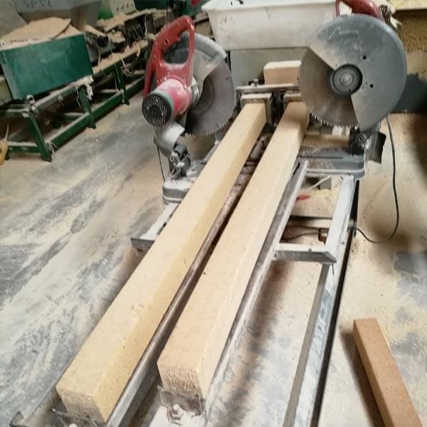 Double Head Pressed Wood Sawdust Pallet Block Press Machine