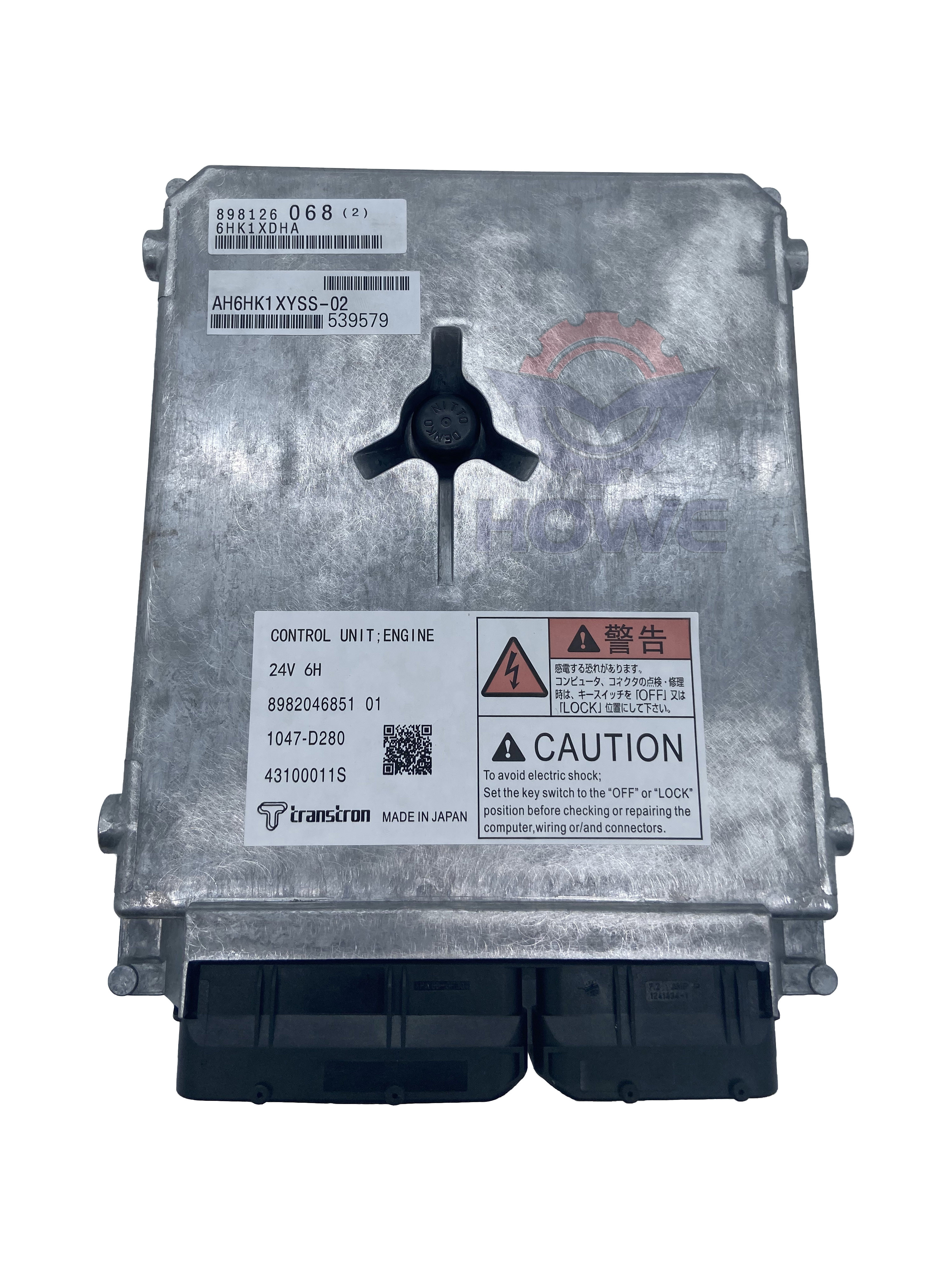 Excavator Electrical Parts 4HK1 6HK1T Engine Controller Computer Board 8-98080665-0 8-98059840-0 For ZX200-3 ZX240-3