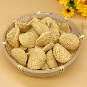 China OEM Round Glutinous Rice Cracker Snacks Crispy Texture wholesale