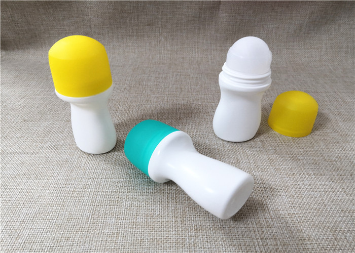 Deodorant Roll On Container , PP / PE Plastic Empty Makeup Containers