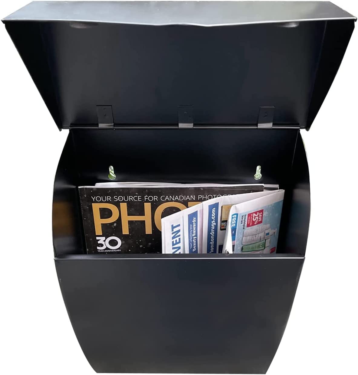 Custom Logo Printed Steel Mailbox with Extra Large Capacity and Wall Mount