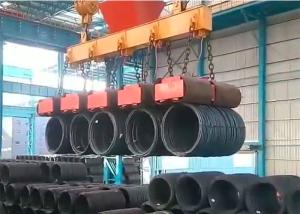 China 4000KG Electric Lifting Magnets 60% Duty Circle 3000*600mm Dimension wholesale