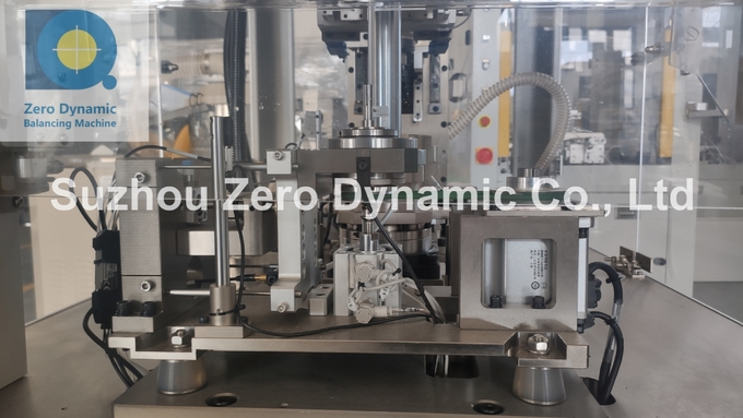 Two Station Vertical Power Tool Impeller Drilling Balancing Machine