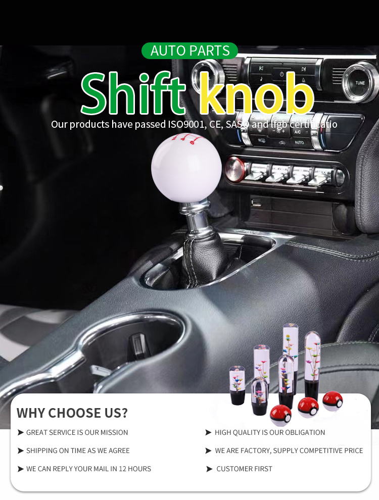 custom Refit car accessories universal shift knob jdm resin flower shift knob