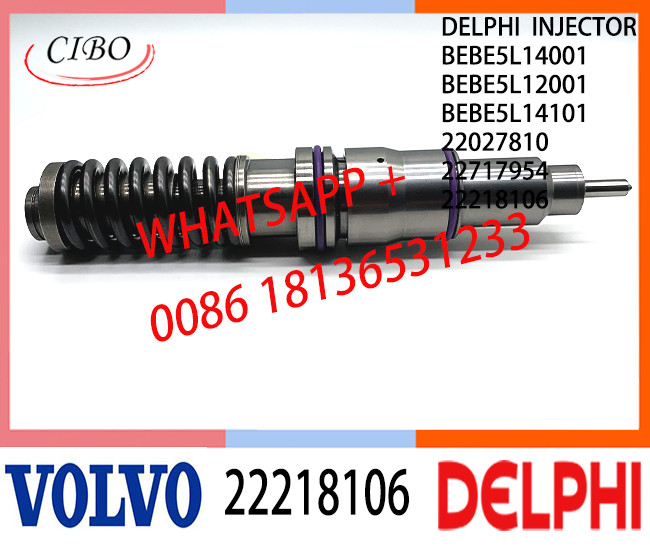 Fuel engine Diesel Injector 22218106 22027810 22717954 BEBE5L14001 BEBE5L12001 BEBE5L14101 E3.5 for VOVLO MD16 US14