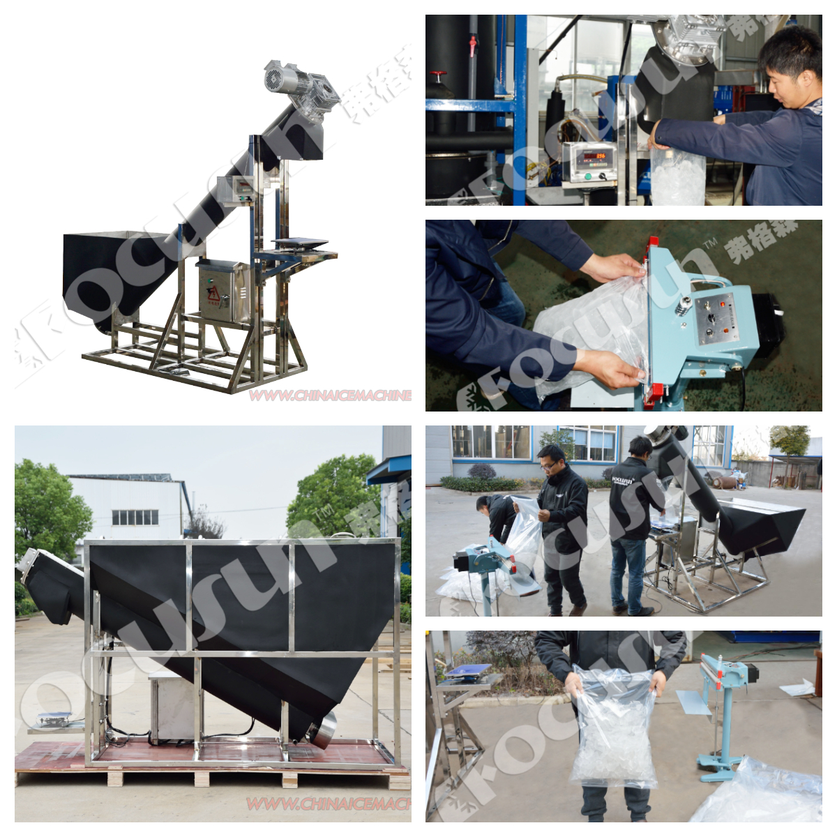 Top- and Affordable Ice Making Solution Focusun 30-50ton Tube Ice Plant Manufacturing