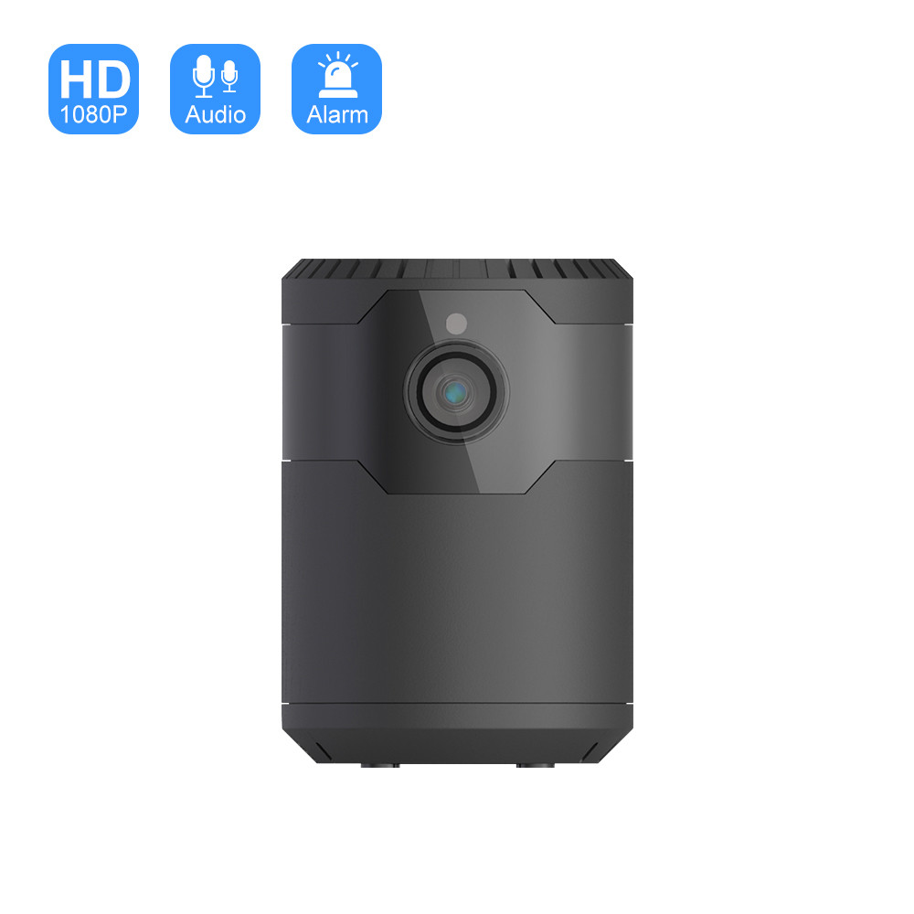 Mini indoor 1080P small button battery Power Audio pick up function 2.0MP surveillance battery camera