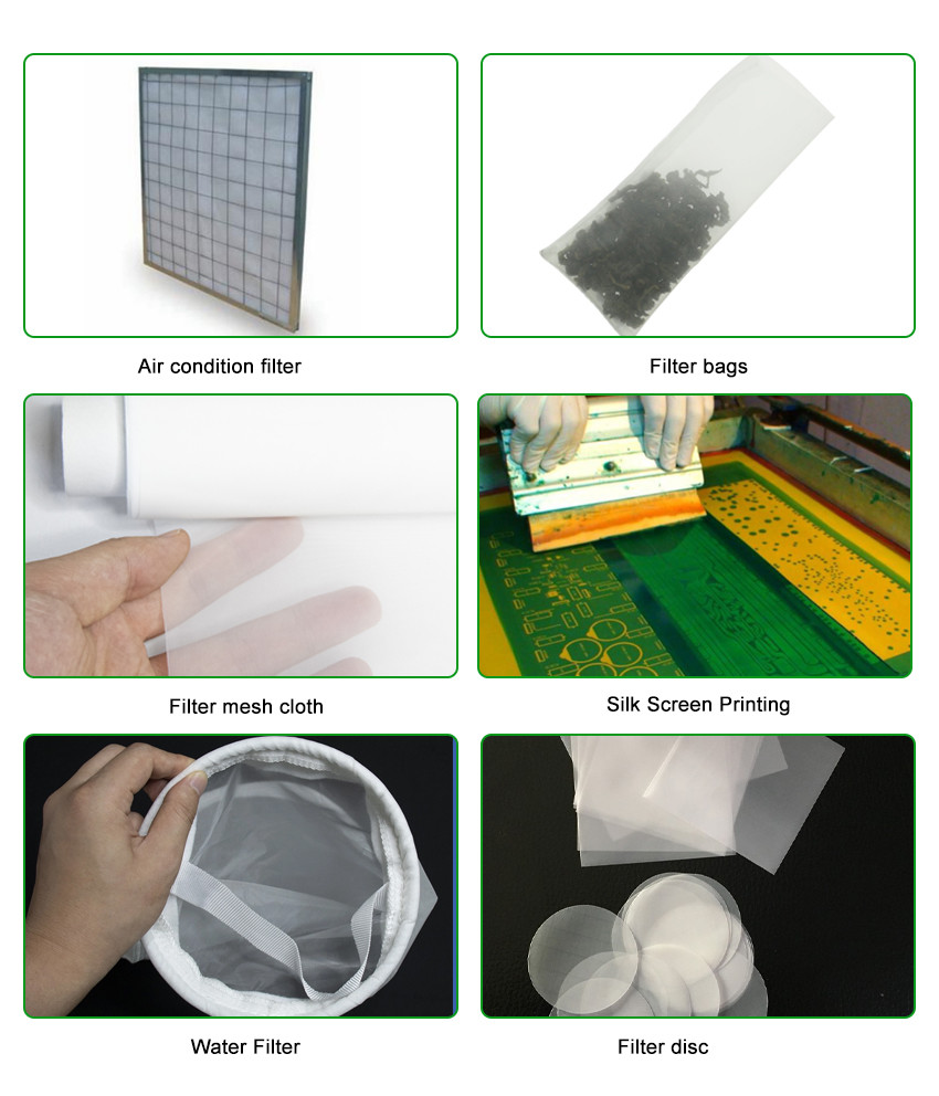Food Grade 20 - 200 Micron Nylon Filter Mesh For Drinking Water Purification