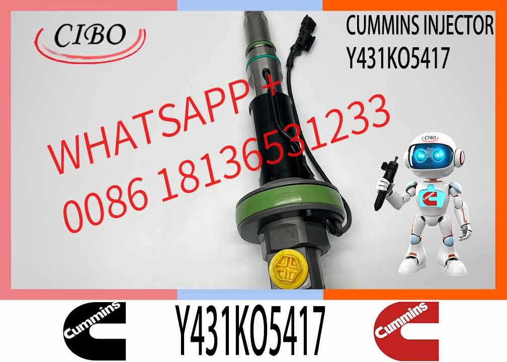 Y431K05417 QSK19 Diesel Engine Common Rail Fuel Injector Y431K05558 4964171