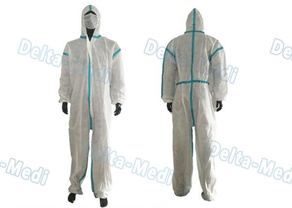 PP White Disposable Protective Coveralls Overalls Disposable Protective Clothing