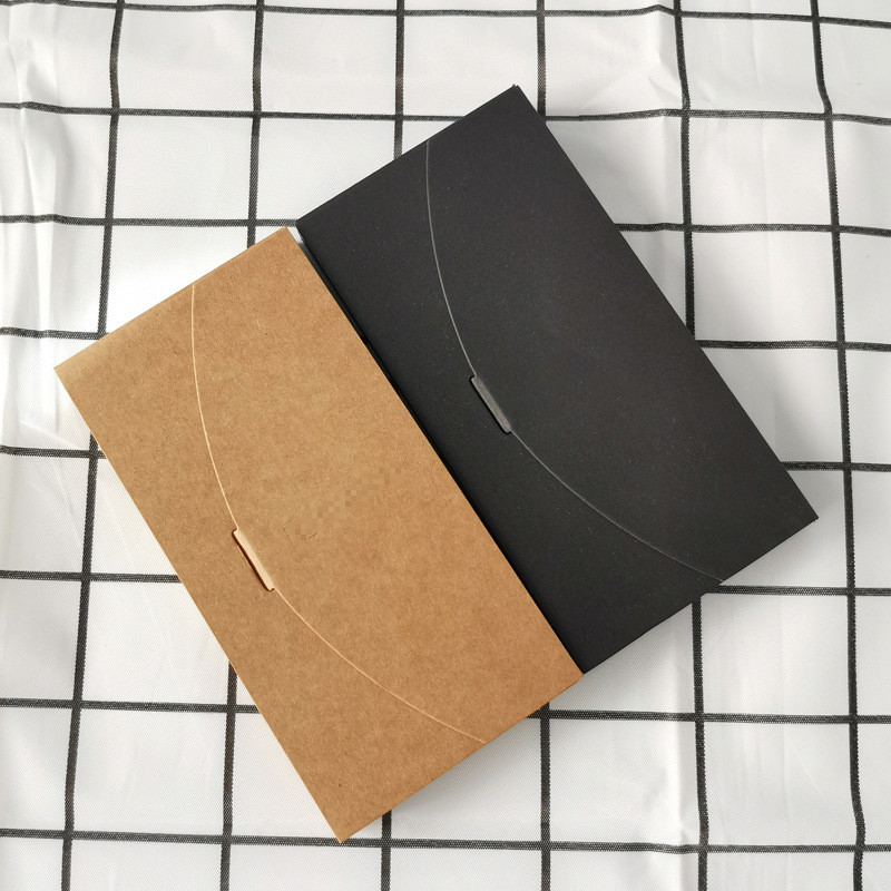 Luxury Small Recyclable Kraft Paper Box Phone Case Packaging Box With Logo