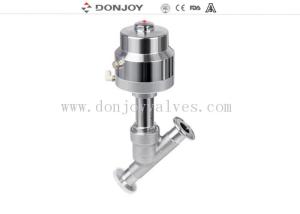China Fluid Regulating Globe angle Seat Valve With stianless steel actuator wholesale
