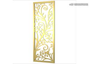 China Corten Metal Privacy Screen Decorative Panel SUS201 Material 24in Wide wholesale