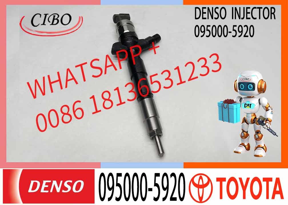 High Quality Fuel Injector Assembly 095000-5920 Fuel Injector 23670-09070 For Toyota Hilux 1KD 3.0