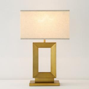 China Square Shaped Fabric Table Lamp wholesale