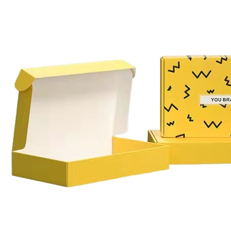 Colored Mailer Corrugated Cardboard Shipping Box Durable With Logo Printed