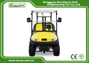 China Excar Golf Buggy Electric 2 Seater Yellow And Black ISO/CE Approved wholesale