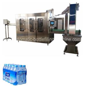 China 500 Ml Bottled Water Equipment , Stainless Steel Mineral Water Filling Machine wholesale