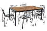 SGS 6 Metal Chairs Outdoor Garden Furniture