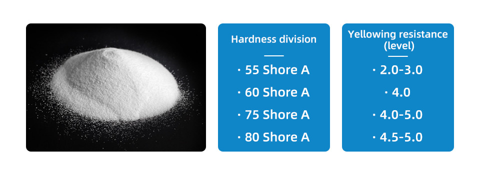 DTF TPU Polyurethane Hot Melt Powder 80 - 200 150 - 250 Microns For Textiles