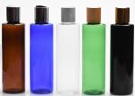200ml Custom Logo Clear Amber Black Skincare Plastic flip cover Bottle