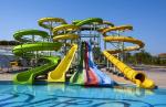 Outdoor Adults Games Accessories Fiberglass Water Slide For Children Water